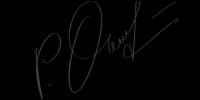 Signature of a customer.